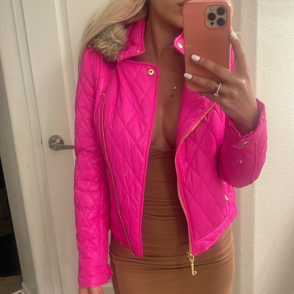 Juicy couture jacket with furry outlined hood - Picture 4 of 4